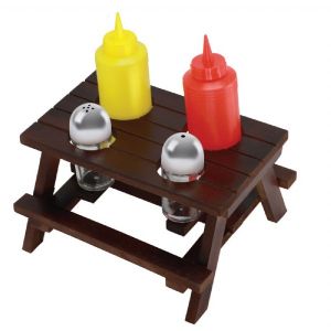 CPicnic Table Condiment Holder Set - Click To Enlarge