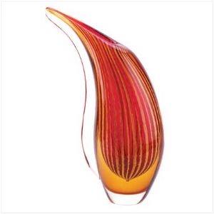 CCrimson Sunset Art Glass Vase - Click To Enlarge