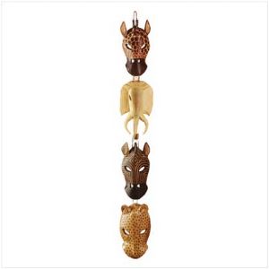 CAnimal Masks Wall Plaque - Click To Enlarge
