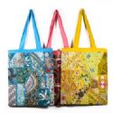 Color splash patchwork tote