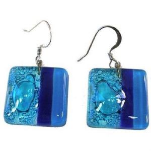 CSQUARE GLASS EARRINGS - ASSORTED - Click To Enlarge