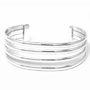 CSilver Overlay - Four Bar bracelet - Click To Enlarge