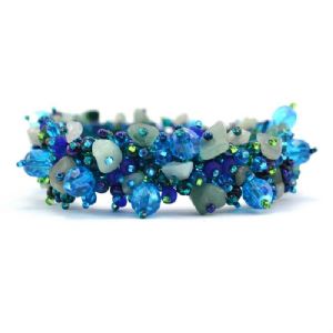 CCaterpillar Blue Bracelet - Click To Enlarge