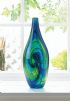 Blue Swirl Art Vase - Click To Enlarge