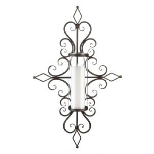 CFLOURISHED CANDLE WALL SCONCE - Click To Enlarge