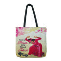 Power In Jesus woven tote bag