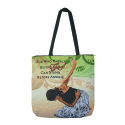 She Who Kneels - woven tote bag