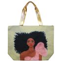 Strong Girl - canvas handbag