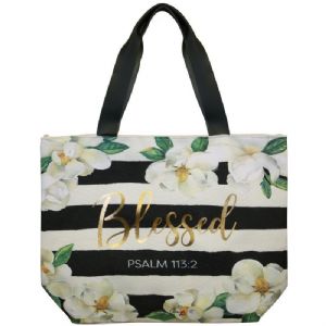 CMagnolia Blessed - canvas handbag - Click To Enlarge