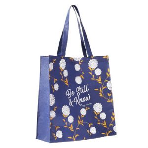 CShopping Bag - Be Still & Know Psalm 46:10 - Click To Enlarge