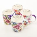 MUG - 4 Pc. Inspirational Floral Mug set