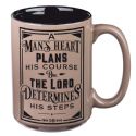 A Man's Heart Coffee Mug  - Proverbs 16:9