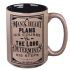 A Man's Heart Coffee Mug  - Proverbs 16:9 - Click To Enlarge