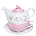 Tea Pot 2- I Love You, Mom Tea Set for One