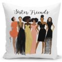 PC - Sister Friends Pillow Cover