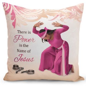 CPC - Power in Jesus Pillow Cover - Click To Enlarge